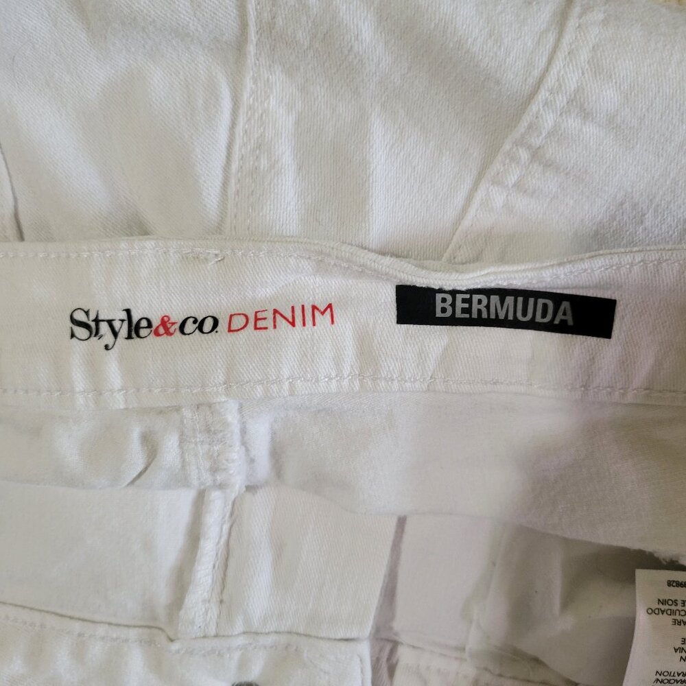 Style & Co. Denim Bermuda Shorts - Picture 4 of 4